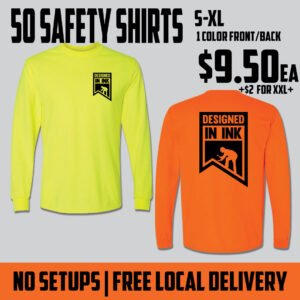 Safety Custom Long Sleeve Shirts