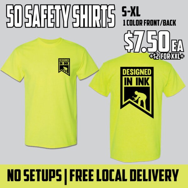 Custom Safety T-Shirts for your company